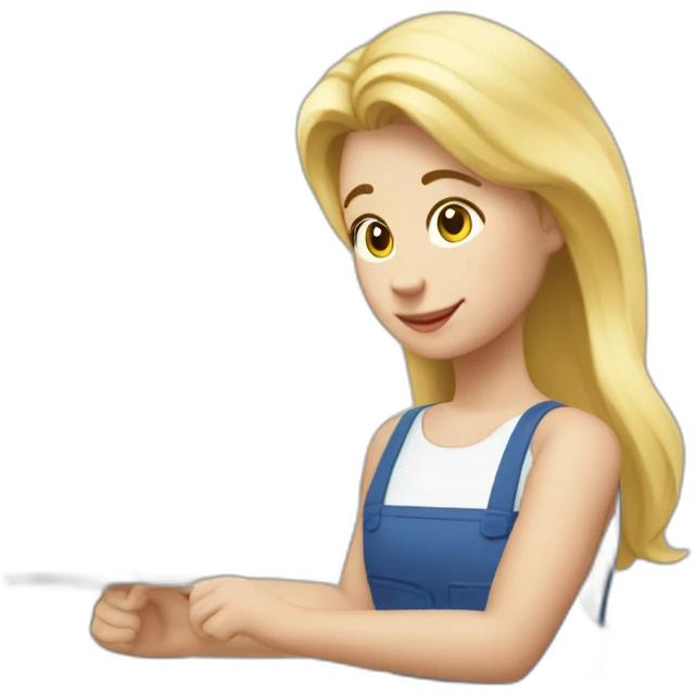 blond-mom assembling ikea bookshelf billy emoji