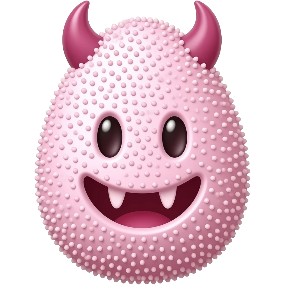 egg sugar devil candy pink emoji