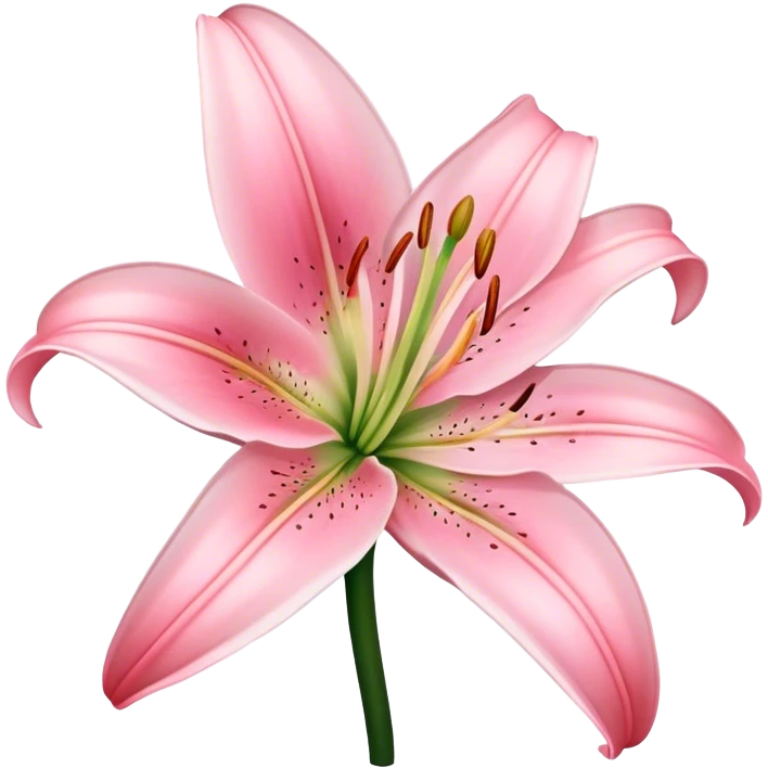 light pink lilium emoji