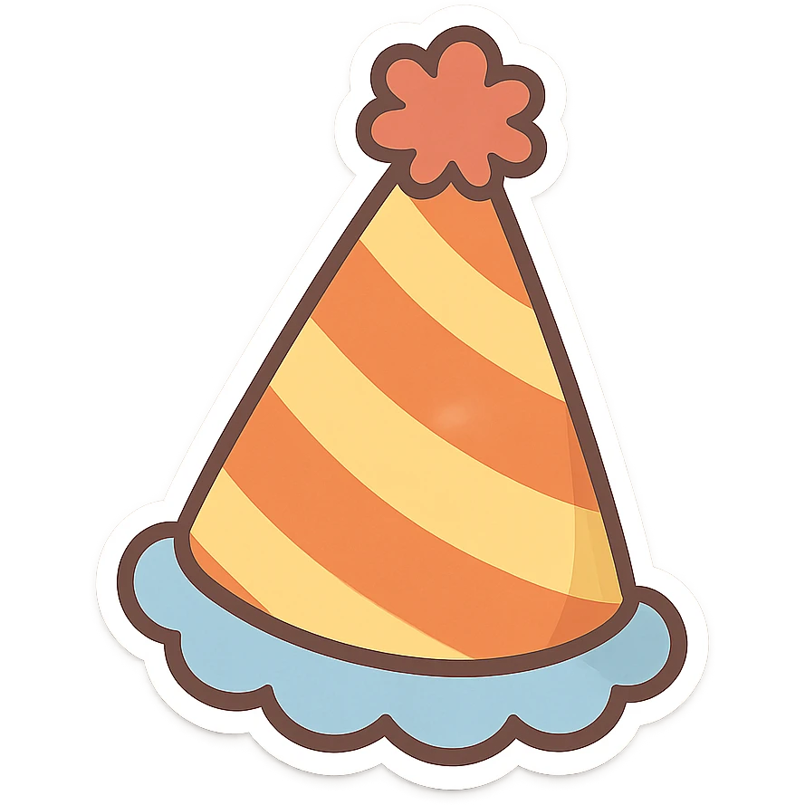 birthday hat emoji