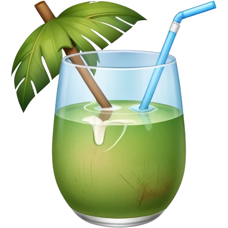 Coconut water emoji