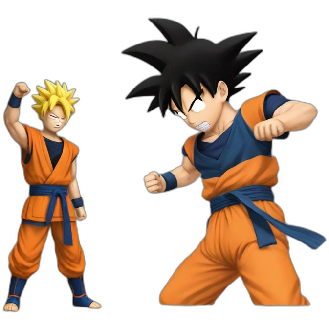 GOKU VS NARUTO emoji