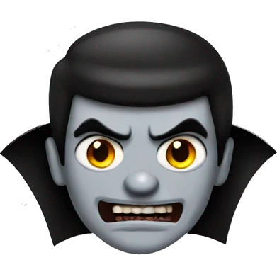 Dracula from the 60‘s emoji