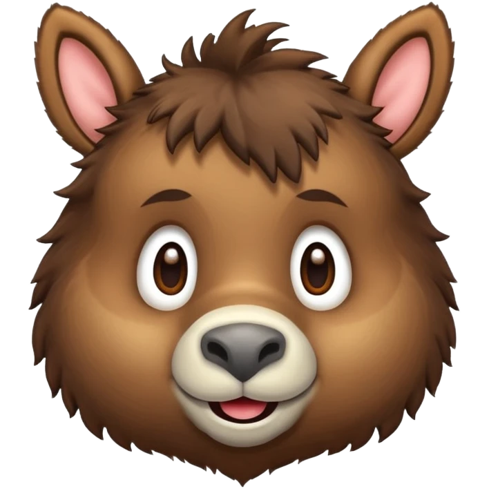 Donkey bear emoji