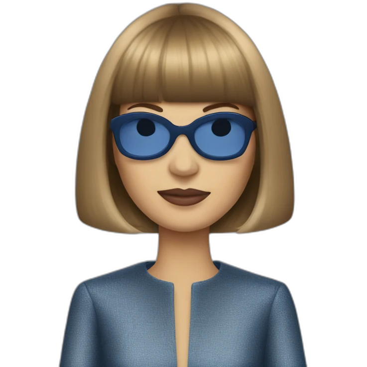 blue skin anna wintour emoji