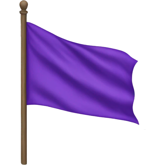 Purple flag emoji