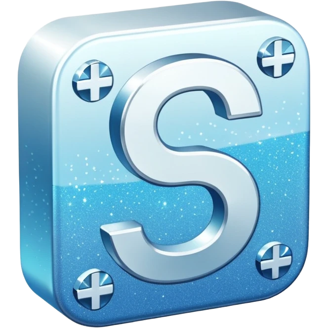 glitter white symbol bank emoji