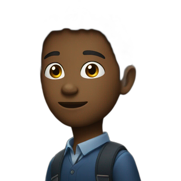 a schoolboy in the night emoji