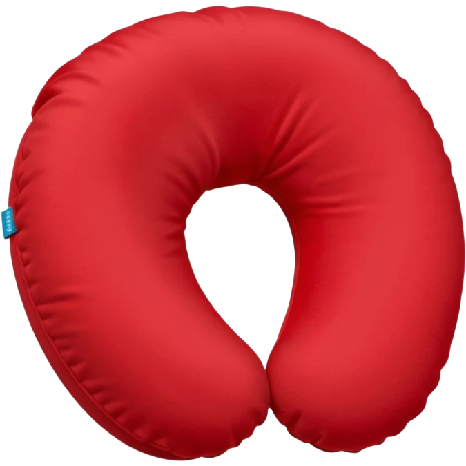 red Travel Neck Pillow emoji
