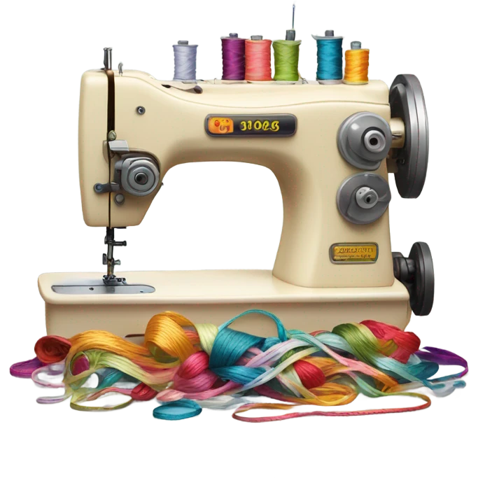 The sewing machine  emoji