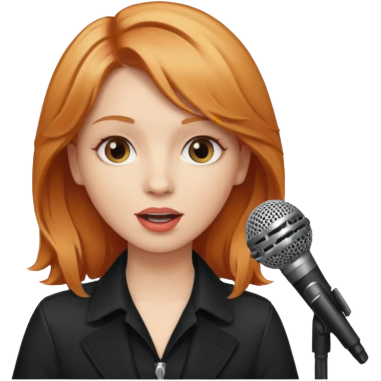 singer strawberry  emoji