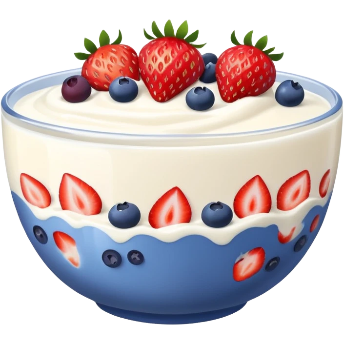 fruit yogurt emoji