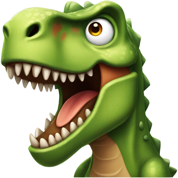 Angry dinosaur  emoji