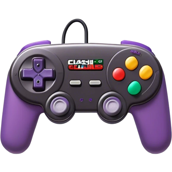 Clash of Clans aesthetic: Cinematic Playful SNES Controller Portrait Emoji, rendered in a 3D vector-style similar to standard emojis with minimal shading and bold, simplified shapes. A compact, distinct form with signature details, softly glowing with a nostalgic gaming charm. Simplified yet unmistakably iconic, highly detailed and consistent, glowing with a soft radiance and high shine. Stylized with a touch of retro gaming magic and a soft glowing outline, capturing the essence of a beloved gaming relic with a friendly, playful manner! emoji