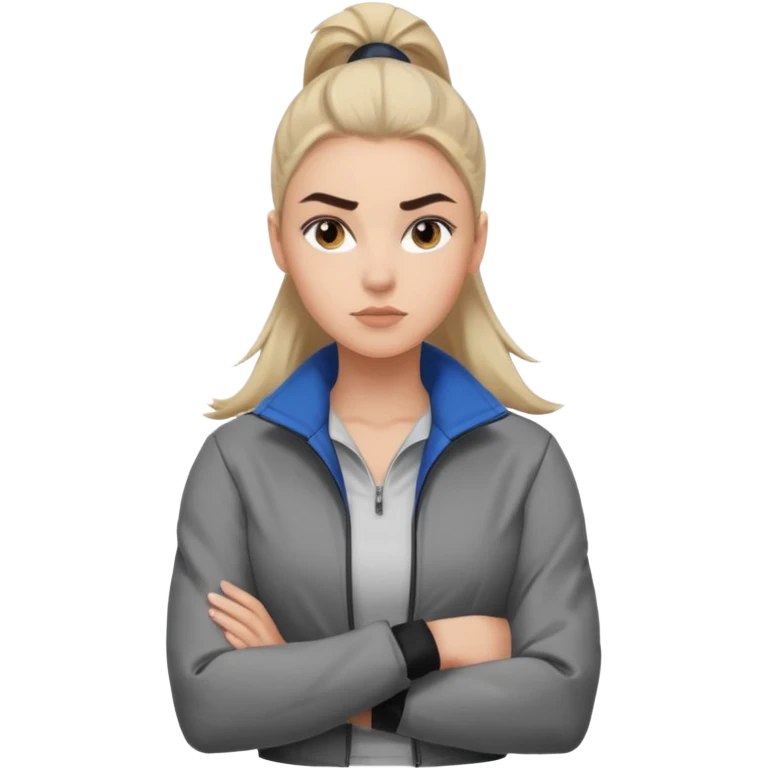 สีตาโทนเทาเท่ ๆ มีประกายคม

คิ้วได้รูป มองแล้วดูสตรอง

ผมหางม้าสูง / ผมสั้นสปอร์ต

เสื้อแจ็กเก็ต / ลุคสตรีทแฟชั่น

ท่าโพสกอดอก
ฟีล: Girl Boss, cool beauty, minimal but powerful emoji