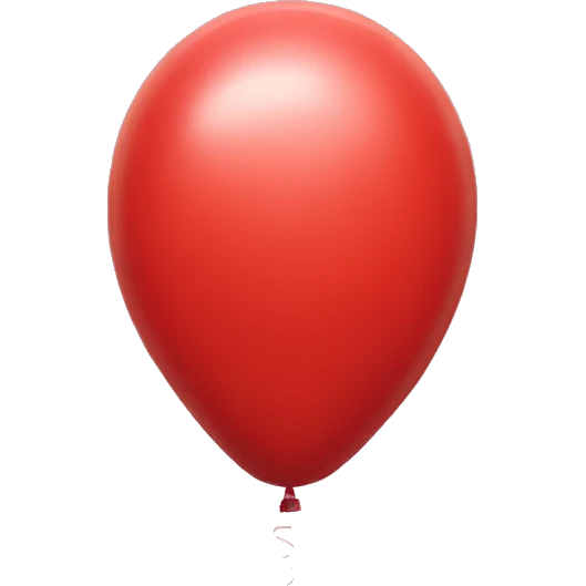 red ballon emoji