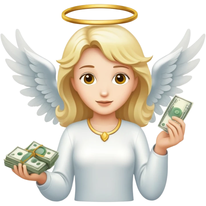 angel Flying money emoji