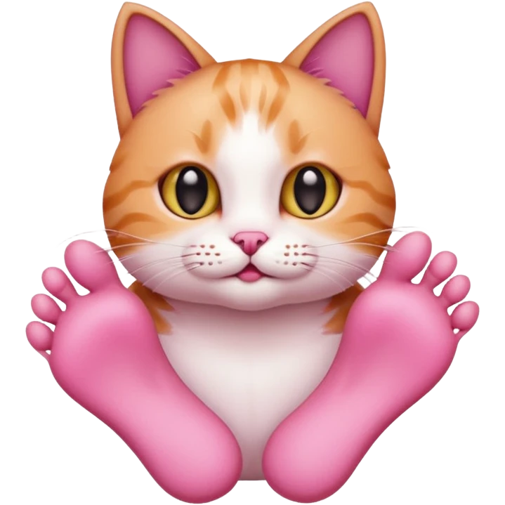 Cat with tose emoji