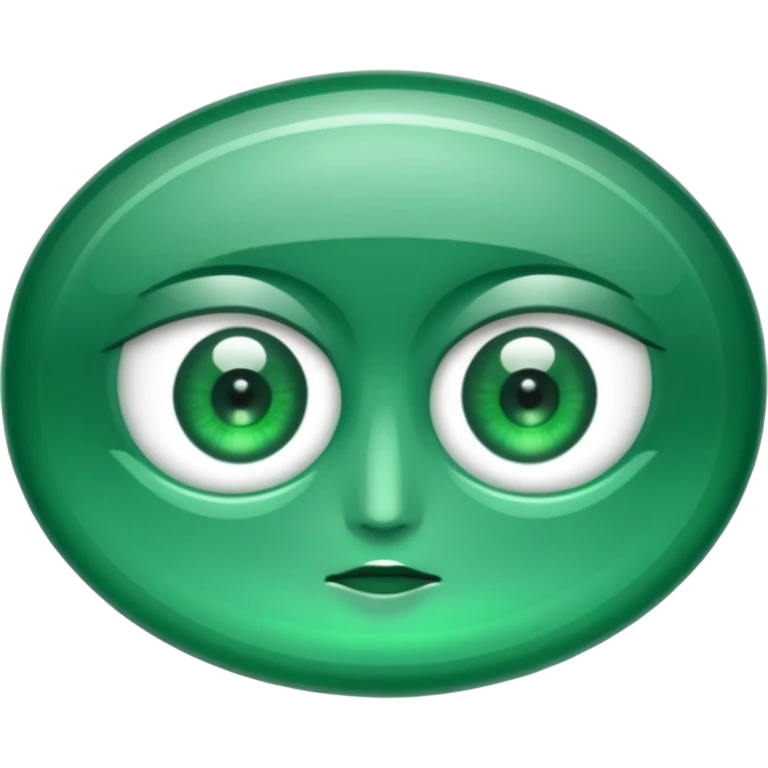 emerald stone with eyes  emoji