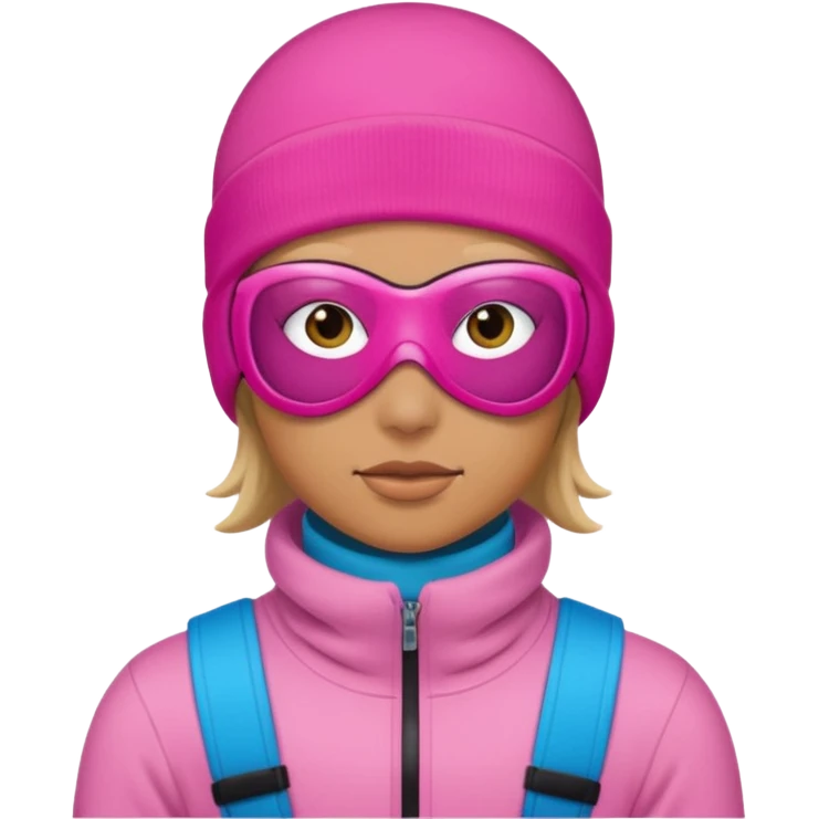 Bank robber in pink  emoji