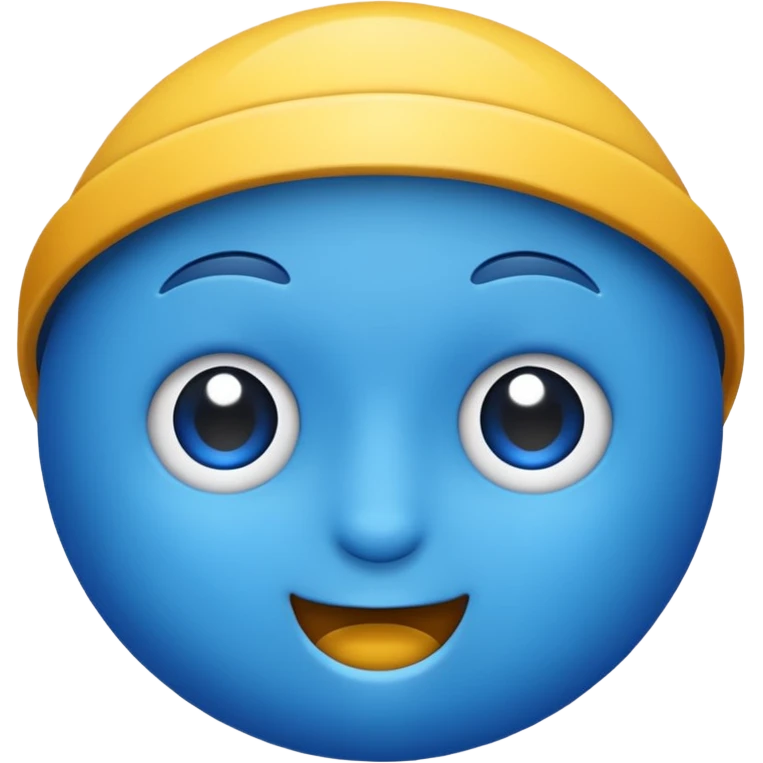 blue 💯 emoji