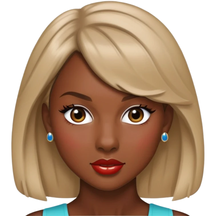 Taylor Swift but black emoji