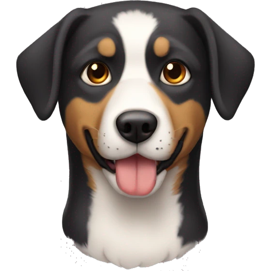 Perro con cara de humano emoji