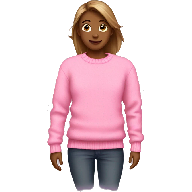 Pink jumper  emoji