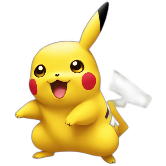 pikachu in purple emoji