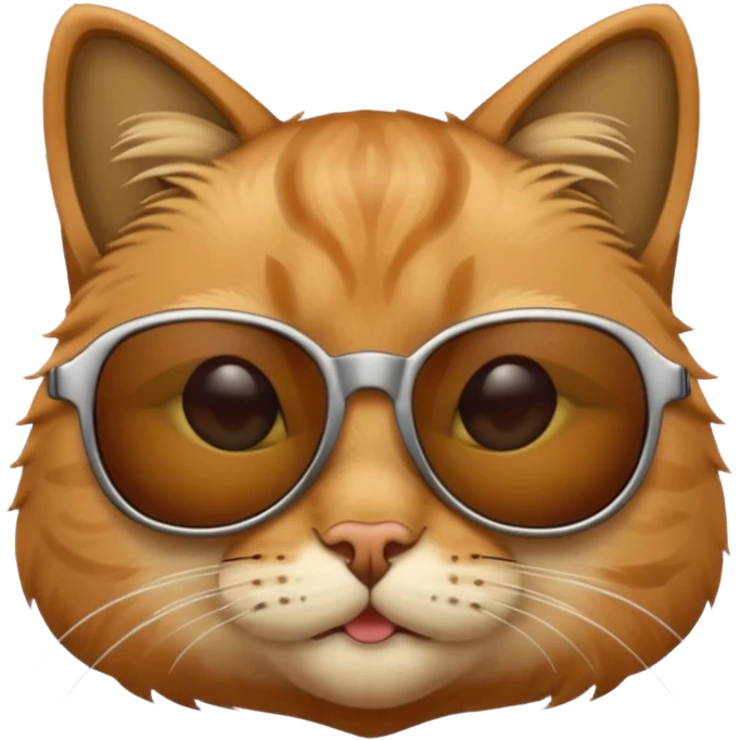 Cat wearing sunglasses emoji