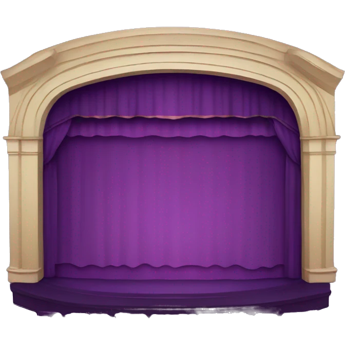 Purple theater  emoji