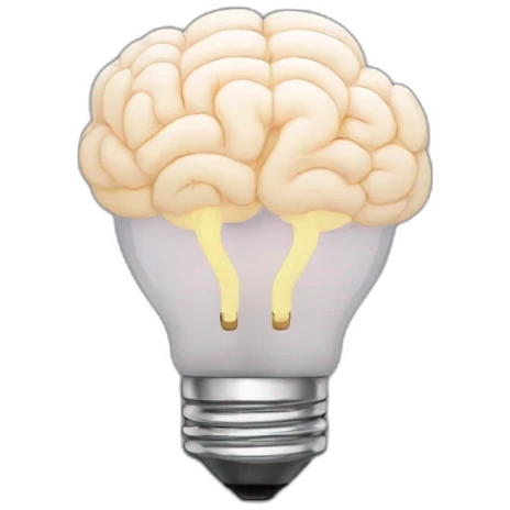 bulb hallowen brain emoji
