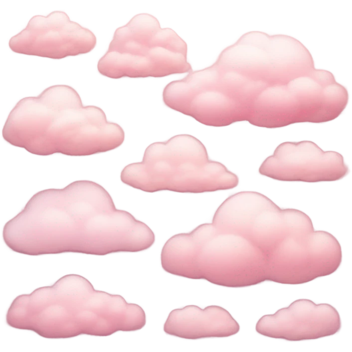 Soft pink cloud aesthetic  emoji