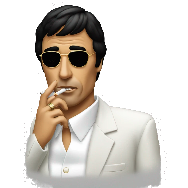 tony montana smoking emoji