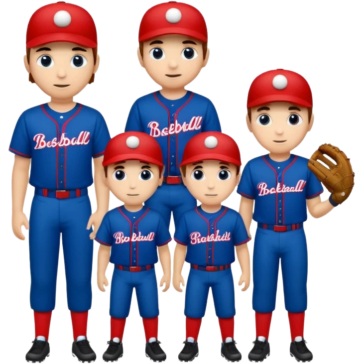 quiero dos equipos enemigos de baseball  emoji
