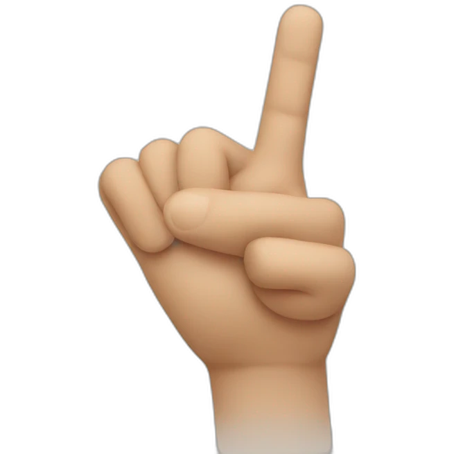 pointing emoji