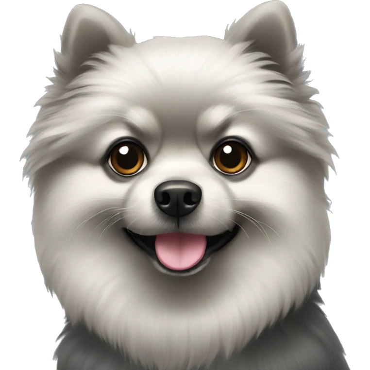 Black Pomeranian  emoji