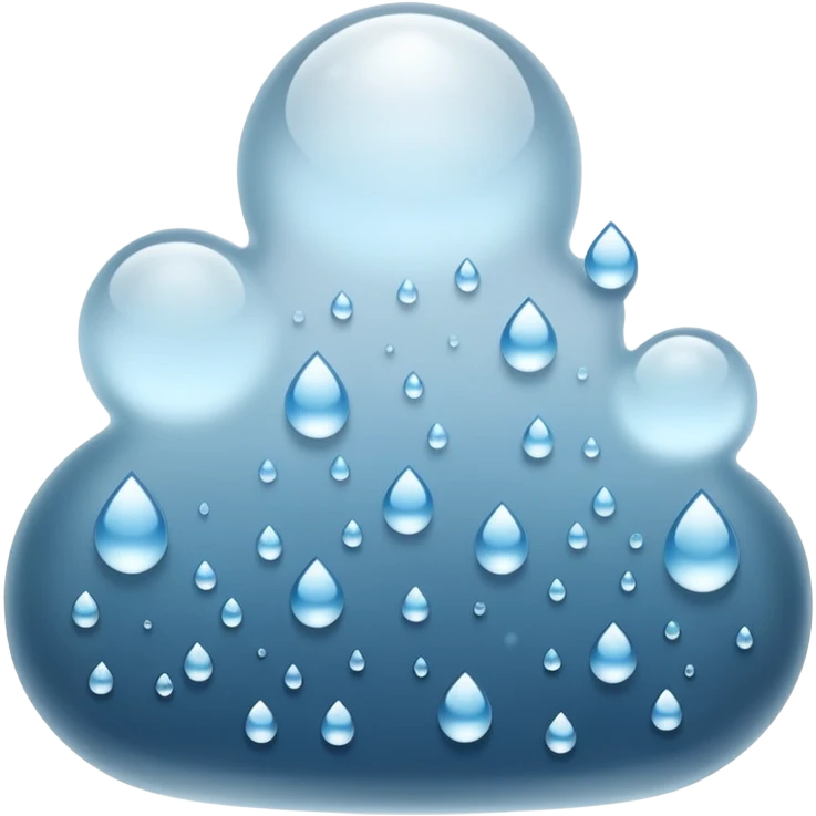 a close-up of a glass surface covered with small water droplets and light fog, as if from steam or humidity — some droplets sliding down slowly — soft reflections and blurred transparency give a realistic misty look — clean, glossy design with gentle lighting emoji
