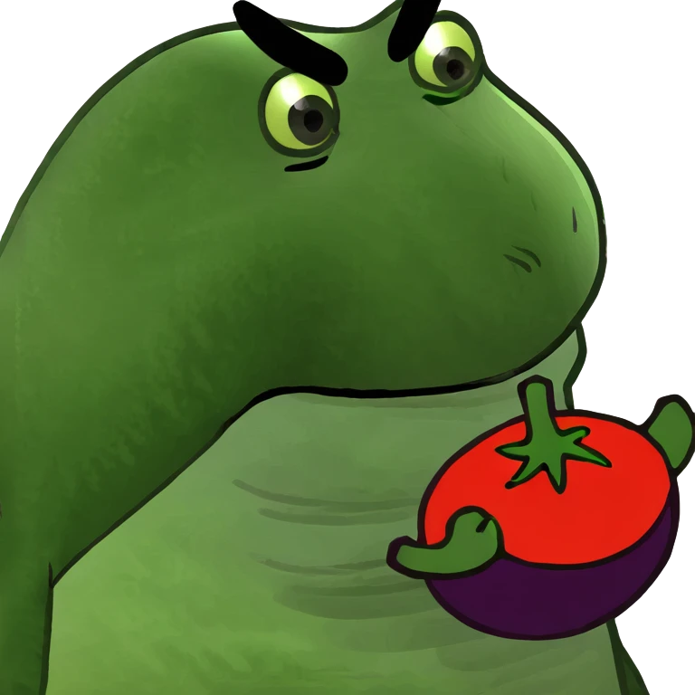 Devil with eggplant emoji