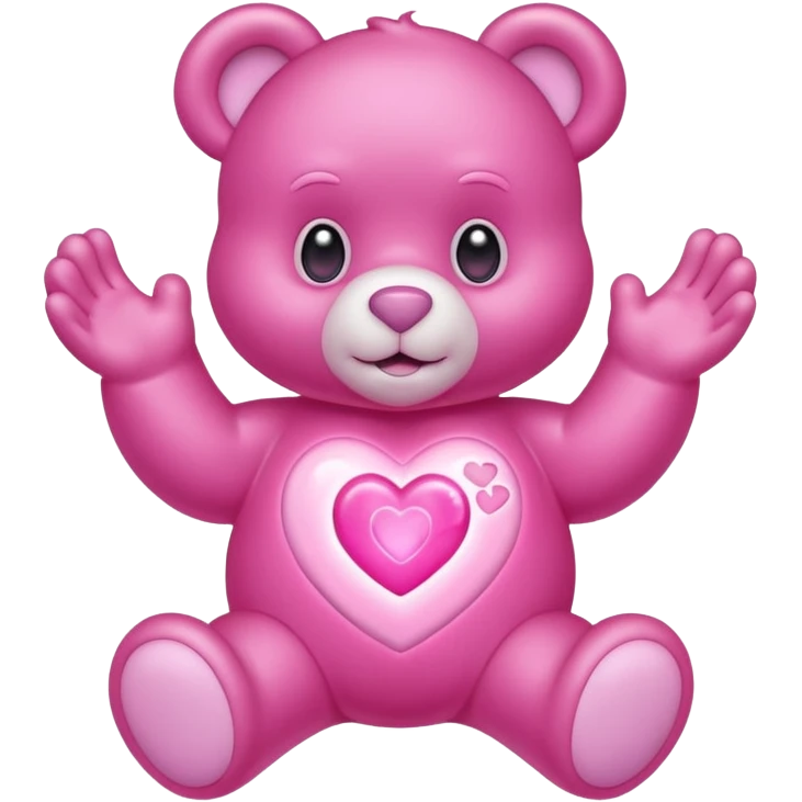 Care bear radioactive love emoji