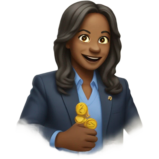 Kamala winning emoji