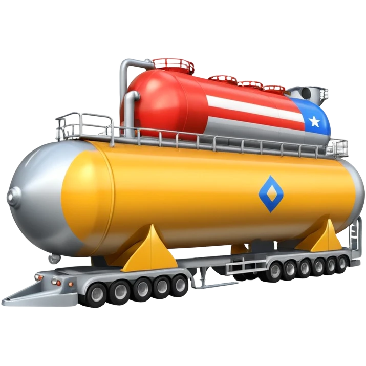 create an ultra realistic American modern liquefied gas tanker emoji