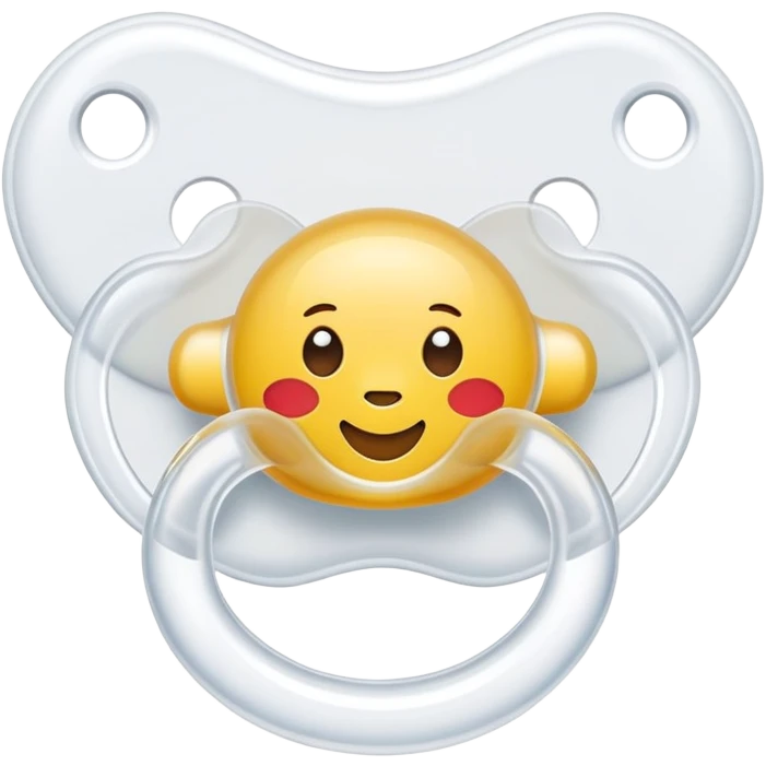 pacifier silicone pouch emoji