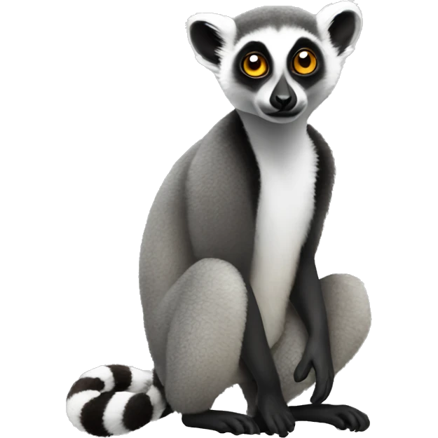 lemur full body emoji