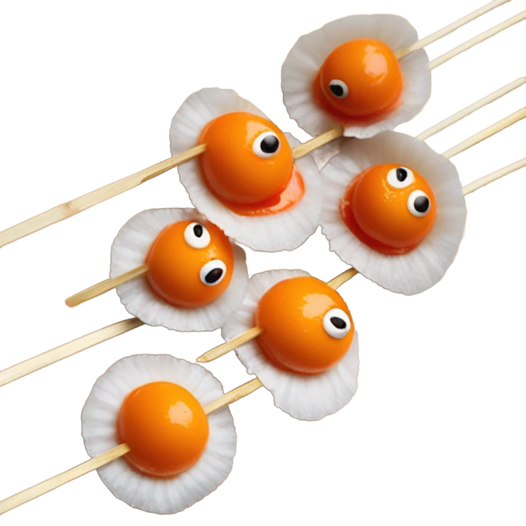 Kwek kwek on skewers emoji