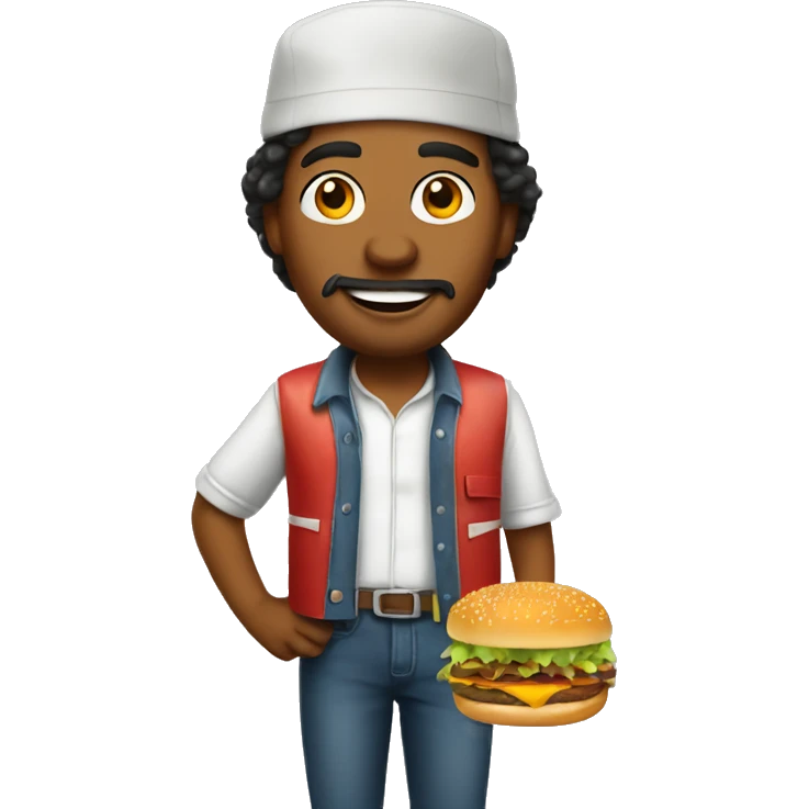 Cheeseburger artist emoji