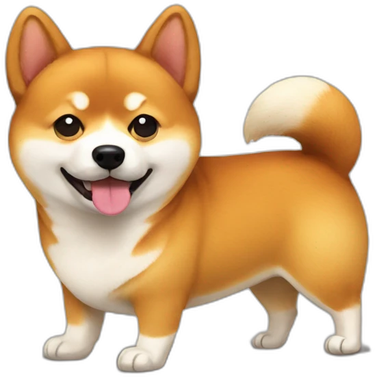 shiba and corgi emoji