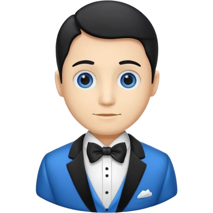 🥞💙🕴️ emoji