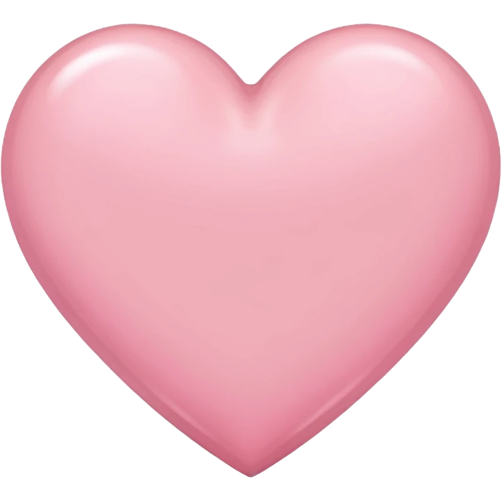 light pink heart emoji