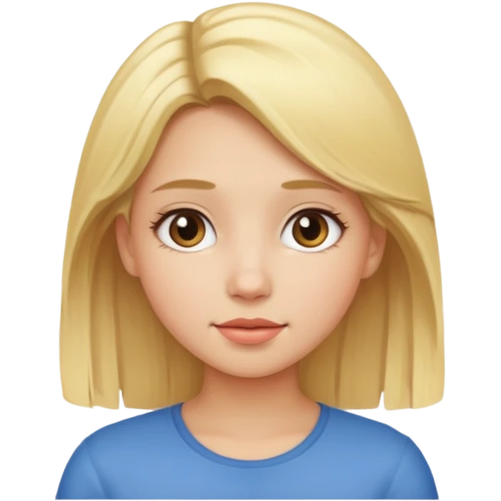 Chica de pelo rubio  emoji